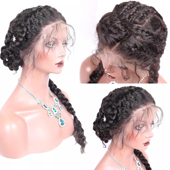 ✨CHARIS 24” 180% loose wave FULL LACE WIG W/BBY HR main image 6